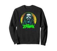Rob Zombie Circle Face Sudadera, Unisex para Adultos, Negro, S