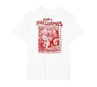 Rob Zombie - Hi-con Corpses On White Camiseta, Hombre Tallas Grandes, Blanco, 6X Alto