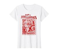 Rob Zombie - Hi-con Corpses On White Camiseta, Mujer, Blanco, S