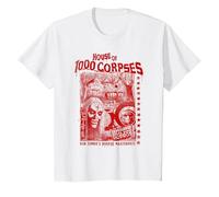 Rob Zombie - Hi-con Corpses On White Camiseta, Niños, Blanco, 6 años
