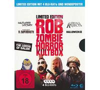 Rob Zombie Horror Kultbox (Limited Edition mit 4 Kult-Horror-Hits auf Blu-ray, Sammelschuber und Poster) [Alemania] [Blu-ray]