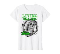 Rob Zombie - Living Dead Girl On White Camiseta, Mujer, Blanco, XXL