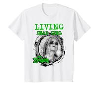 Rob Zombie - Living Dead Girl On White Camiseta, Niños, Blanco, 10 años