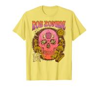 Rob Zombie LSD Skull On Yellow Camiseta
