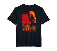 Rob Zombie Title Fire V2 Camiseta, Hombre Tallas Grandes, Negro, 5X Alto