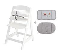 roba Adam & Owl Sit Up III - Silla alta con escalera crece con silla juvenil, color blanco