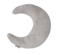 roba Almohada de Cuello en Forma de Luna - Cojín Decorativo Suave para Habitaciones de Bebés y Niños - Cojín de Peluche para Niñas y Niños - Gris