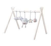 roba Arco de Juego para bebé de Madera, Juguete para Gimnasio y montessorie con Colgante roba Style - Centro de Actividades y Trapecio de Juego a Partir de 3 Meses - Azul Claro