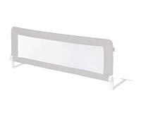roba Barrera de Cama Infantil y Bebé Inclinable y Anticaídas - Barra de Cama Plegable - Longitud 100 cm - Altura 51 cm - Gris
