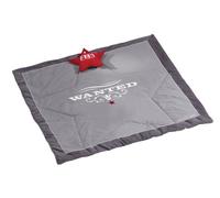 roba Baumann Manta de juegos roba, diseño 'Rock Star Baby 1', alfombra de juego acolchada para bebé / apropiada para parques de 100x100cm, 100% algodón, incluye elementos de juegos para bebés