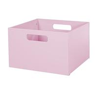 roba Caja de Almacenamiento de Madera para Habitación Infantil - Caja Almacenajecon con Asas para Juguetes y Decoración - Rosa