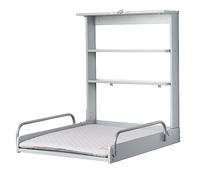 Cambiador de pared con colchón estilo roba gris Roba