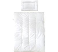 roba Colcha infantil, Ticking, Manta 100x135cm/Almohada 40x60cm, Blanco