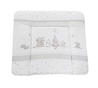 roba Colchón Cambiador Bebe Impermeable 85 x 75 cm Sternenzauber - Bordes Elevados - Para Mueble Cambiador - Sin Ftalatos - Diseño Elefantes y Estrellas