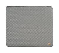 roba Colchón Cambiador "Luxe" - 85 x 75 cm - Cuero PU Limpiable - Diseño Acolchado "Stone quilted" - Gris Oscuro