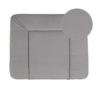 roba Colchón Cambiador para Bebés Dotty - 85 x 75 cm - Colchoneta Cambiador Impermeable - Fácil de LImpiar - Recubierto de PU - Diseño de Lunares - Gris