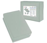 roba Colchón de Viaje 'roba Style' 60 x 120 cm para Bebés y Niños - Colchón Plegable para Cuna de Viaje y Cuna de Bebé - Colchón Plegable con Bolsa de Transporte - Verde Escarchado