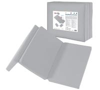 roba Colchón de Viaje 'roba Style' 60 x 120 cm para Bebés y Niños - Colchón Plegable para Cuna de Viaje y Cuna de Bebé - Colchón Plegable con Bolsa de Transporte - Gris Claro