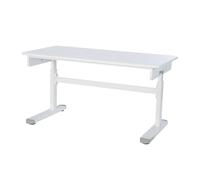 roba Escritorio infantil Basic blanco regulable en altura 110x60 cm | Escritorio infantil ergonómico, regulable en altura de 62-78 cm, con estructura estable para el dormitorio infantil.