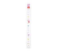 roba Gráfico de Crecimiento de Madera Peppa Pig para Niños - Escala de 70 cm a 150 cm - Regla de Medida y Decoración para Habitación de Niñas - Diseño de Cerda - Rosa/Blanco