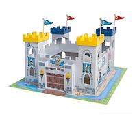 roba Gran Castillo 3 en 1 Divisible en dos Castillos - Juego de Construcción de Madera - Desde los 3 años