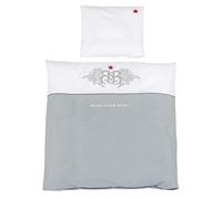 roba Juego de sábanas, 2 piezas, colección 'Rock Star Baby 1', sábanas infantiles, 100% algodón, funda de edredón 100 x 135 y funda de almohada 40 x 60