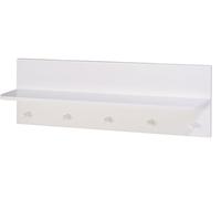 roba-kids Dreamworld 3 - Estantería guardarropa mural con un estante y cinco colgadores