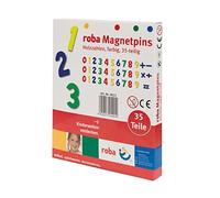 roba Números Magnéticos para Niños - 35 Números y Símbolos Magnéticos para Pizarra - Juguete Educativo - Multicolor