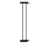 roba pieza de extensión de 14 cm para barrera de seguridad - Ampliación para barrera de puertas y escaleras easySafe+ de metal - Extensible hasta 110 cm - Accesorio sin necesidad de taladrar - Negro