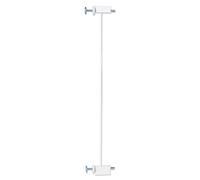 roba pieza de extensión de 7 cm para barrera de seguridad - Ampliación para barrera de puertas y escaleras easySafe+ de metal - Extensible hasta 110 cm - Accesorio sin necesidad de taladrar - Blanco