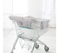 roba Protector para carrito de compras 'roba Style' con mochila - Funda protectora acolchada para bebés y niños pequeños - Ajuste universal - Gris claro
