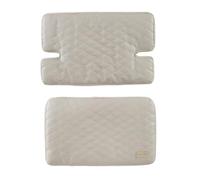roba Reductor de asiento de 2 piezas “Greyish acolchado” - Accesorio para trona “Nature Up” - Cojín de asiento acolchado y fácil de limpiar - Desde 6 meses - Beige
