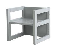 Roba ROB4005317326573 Taburete infantil ajustable 3 alturas Estilo rústico Gris