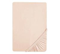 roba Sábana Ajustable 60 x 120-70 x 140 cm Frosty Almond - Sábana para Cunas de Bebé - Algodón Orgánico - GOTS y Oeko-Tex Standard 100 - Beige