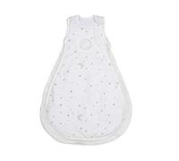 roba Saco de Dormir Bebe 62/68 cm Easy Air, Sternenzauber, para Recién Nacidos, 4 Estaciones, 6-12 Meses, Algodón/Malla, Motivo de Estrellas en Blanco