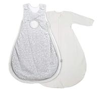 roba Saco de Dormir Bebe 74/80 cm Air PLUS + Saco Interior de Manga, Miffy, Saquito para Niños, 4 Estaciones, 12-18 Meses, Gris con Diseño de Conejos