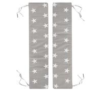 roba Set de Cojines para Bancos de Jardín y Mesas de Picnic Little Stars - Revestido de PU - Ancho 89 x Fondo 18 cm