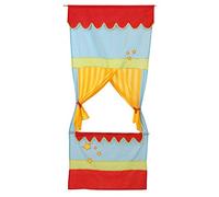 roba Teatro de Puerta de Tela Lavable - Teatrillo de Títeres para Colgar - Altura 173 cm - Multicolor