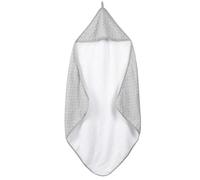 roba Toalla con Capucha para Bebé Lil Planet, 80 x 80 cm, Algodón Orgánico, Muselina, Gots y Oeko-Tex® Standard 100, Toalla de Baño Infantil, Gris Plateado