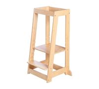 roba Torre de Aprendizaje Montessori - Taburete Seguro para niños - como ayudante de Cocina - Soporta hasta 80 kg - Madera de bambú certificada FSC