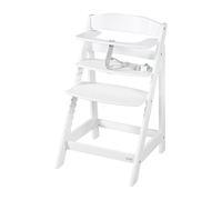 roba Trona Evolutiva de Madera Blanca - Sit Up Flex - Altura Ajustable - de 6 Meses - Soporta 70 kg - Silla de Bebé Antivuelco