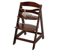 roba Trona Evolutiva de Madera Marron Sit Up III, Altura Ajustable, de 6 Meses, Soporta 70 kg, Silla Resistente para Bebés con Barra de Seguridad