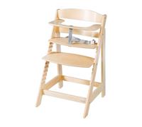 roba Trona Evolutiva de Madera Natural - Sit Up Flex - Altura Ajustable - de 6 Meses - Soporta 70 kg - Silla de Bebé Antivuelco