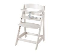 roba Trona Evolutiva de Madera - Sit Up Flex - Altura Ajustable - de 6 Meses - Soporta 70 kg - Silla de Bebé Antivuelco - Stone Washed