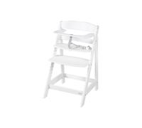 roba Trona Evolutiva de Madera Blanca - Sit Up Flex - Altura Ajustable - de 6 Meses - Soporta 70 kg - Silla de Bebé Antivuelco