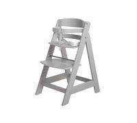 roba Trona Evolutiva de Madera Gris Sit Up III, Altura Ajustable, de 6 Meses, Soporta 70 kg, Silla Resistente para Bebés con Barra de Seguridad