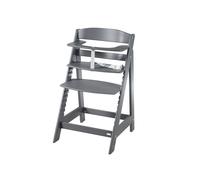roba Trona Evolutiva de Madera Antracita - Sit Up Flex - Altura Ajustable - de 6 Meses - Soporta 70 kg - Silla de Bebé Antivuelco