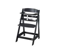Roba Trona evolutiva Sit Up Flex – Madera negra, altura ajustable, desde 6 meses, antivuelco, 70 kg
