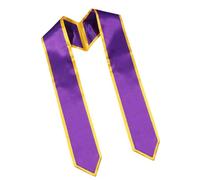 Robada de graduación - Satinal Satin Satin, cómodo, estola de graduación de los estudiantes | Ceremonia de de adultos Srash Stole para graduados, accesorio académico estándar para hombres mujere