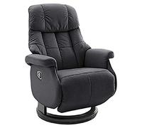 Robas Lund Calgary Comfort L Sillón de Relax (Piel, hasta 130 kg), Color Negro